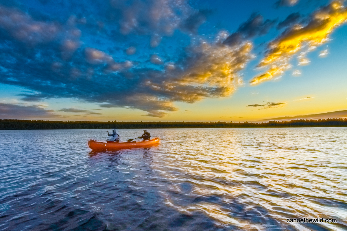 Allagash Sunrise Paddle, Churchill Lake - Canoe the Wild